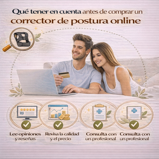 Qué tener en cuenta antes de comprar un corrector de postura online