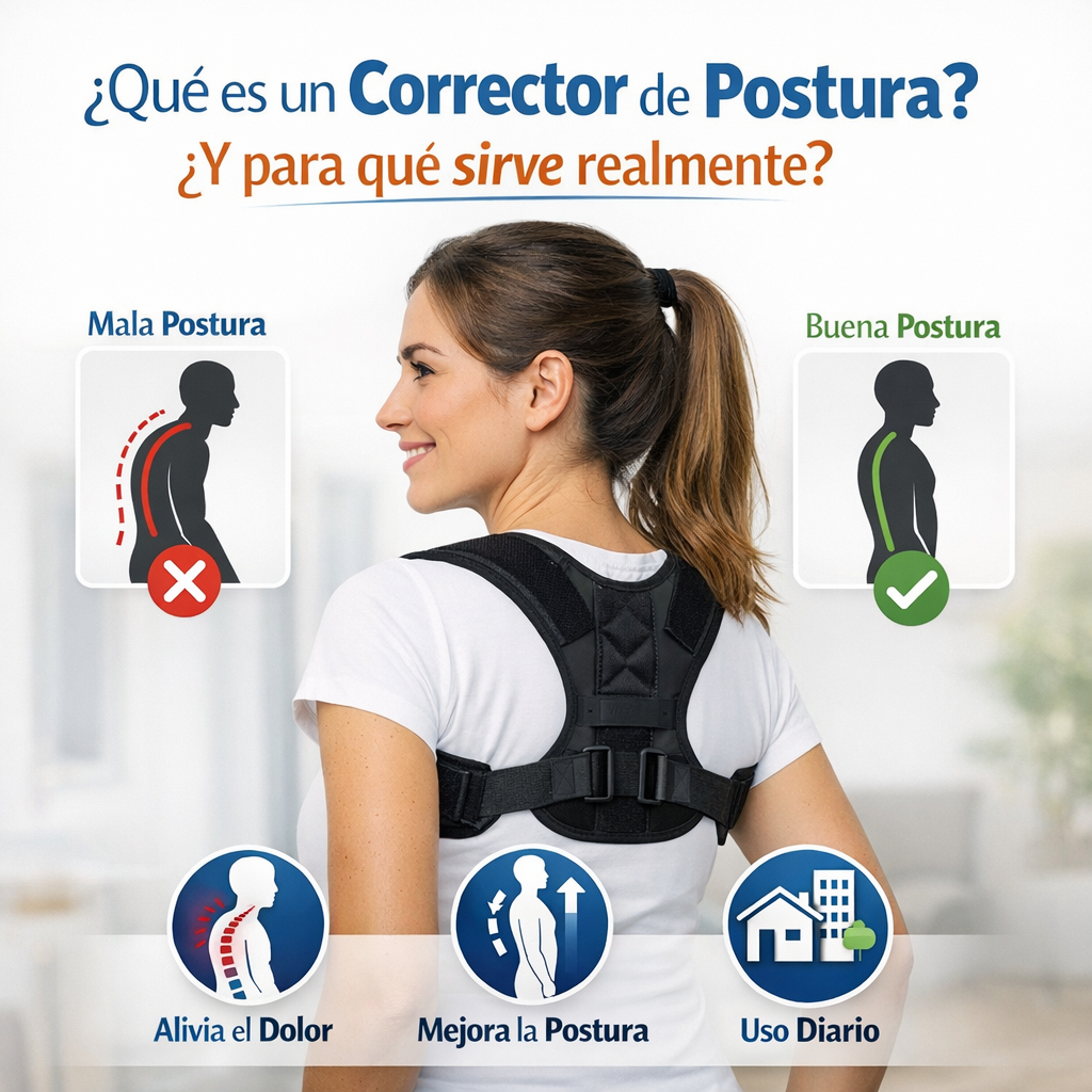 Qué es un corrector de postura y para qué sirve realmente